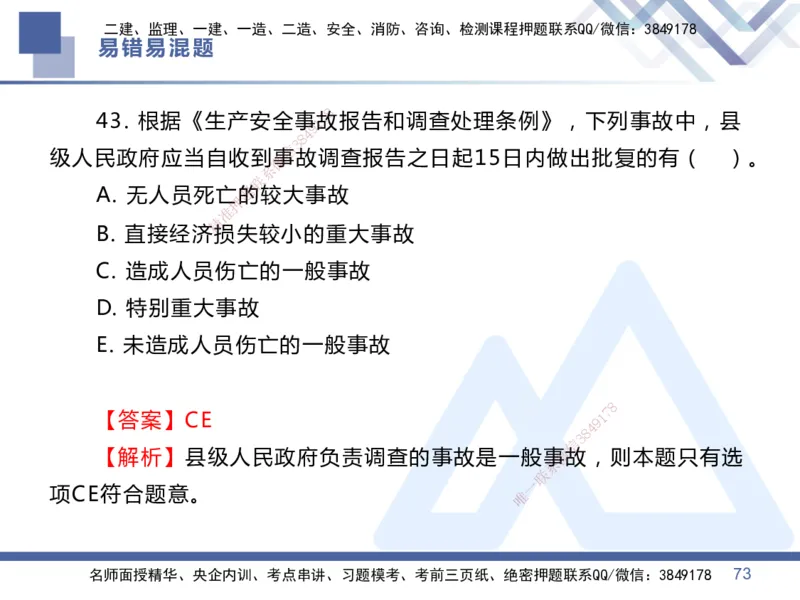 01.2025王晓丹-易错易混题讲解-管理_2026年一级建造师_2026年一建管理_2025年一建管理SVIP_04-冲刺串讲✿考点强化✿小灶集训_39-管理《易错易混讲解》黄雨诗HX_讲义