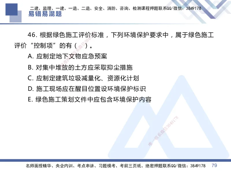 01.2025王晓丹-易错易混题讲解-管理_2026年一级建造师_2026年一建管理_2025年一建管理SVIP_04-冲刺串讲✿考点强化✿小灶集训_39-管理《易错易混讲解》黄雨诗HX_讲义