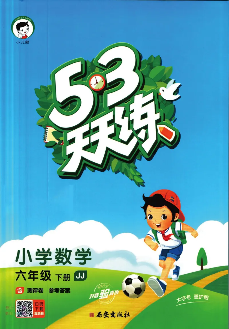 53天天练六年级下册数学冀教版_2024年人教版小学数学一二三四五六年级上册下册期中期末试a0747_小学全科《同步练习+精品试卷》打包下载（1-6年级单元月考期中期末试卷）_小学数学