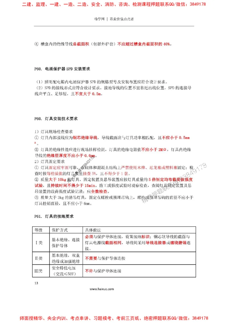 2025年二建机电嗨学-考点速记手册_2026年一级建造师_2026年一建机电_2025年一建机电SVIP_01-精华文档✿电子教材✿历年真题_35-机电《考点速记手册》HX
