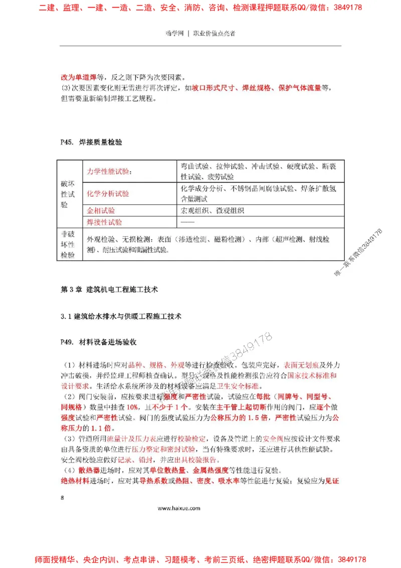 2025年二建机电嗨学-考点速记手册_2026年一级建造师_2026年一建机电_2025年一建机电SVIP_01-精华文档✿电子教材✿历年真题_35-机电《考点速记手册》HX