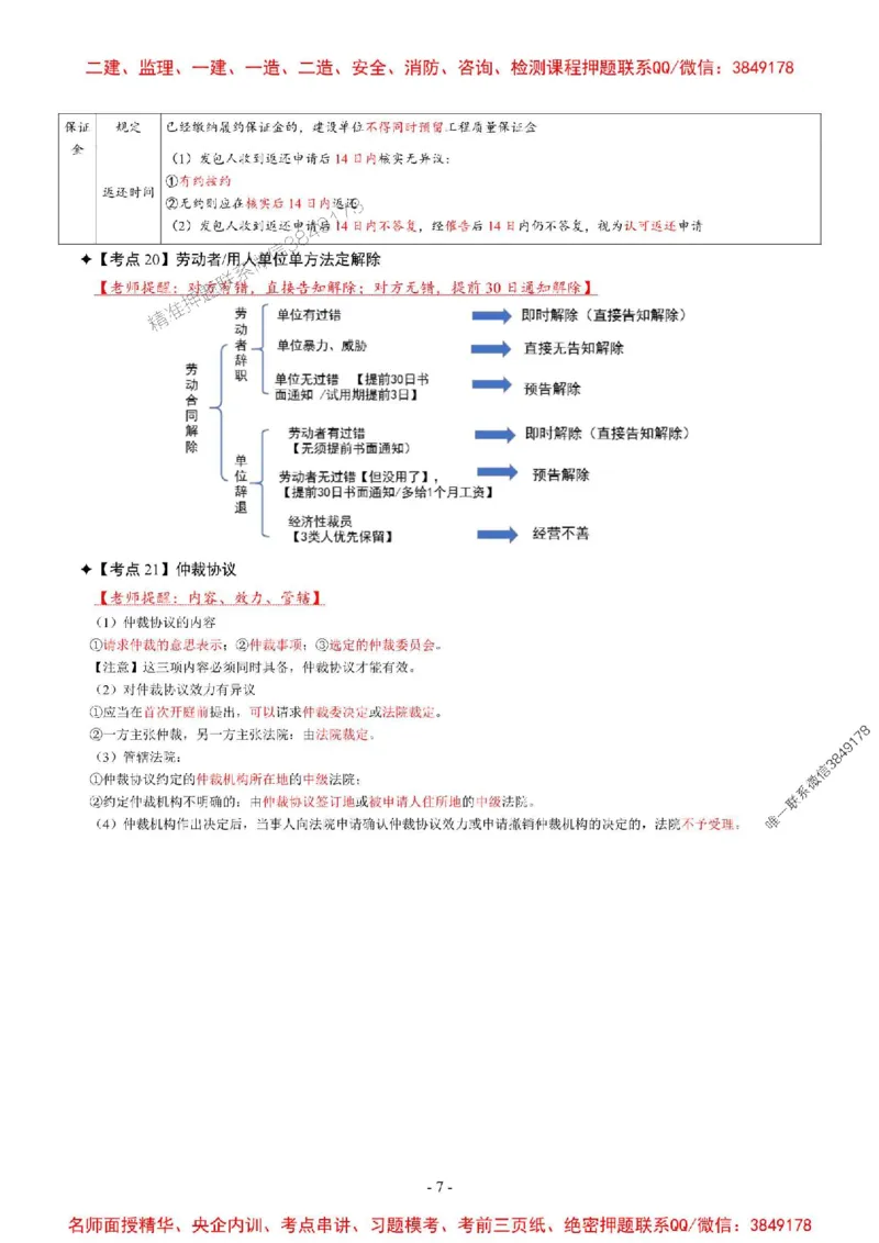 2025年一级建造师《建设工程法规及相关知识》考前七页纸_2026年一建法规_2025年一建法规SVIP_05-考前密训✿央企特训✿机构普押_08-法规《央企内部7页纸》SMR推荐