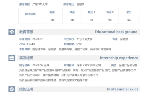 研究生复试简历模板15_26考研复试_10考研复试资料25_2025考研复试简历124款_导师喜欢的研究生复试简历模板