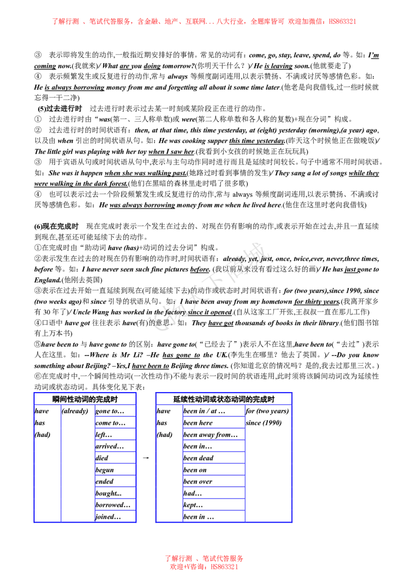英语语法归纳汇总讲义_2025春招题库汇总_八大题库-1_04八大汇总_致同_英语专项知识及解题技巧整理
