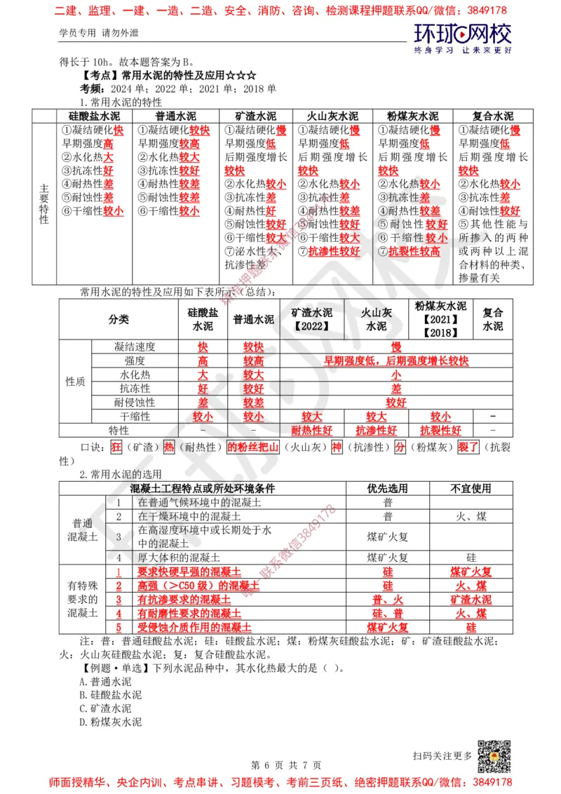 07.第6讲-21建筑钢材、水泥的性能与应用_2026年一级建造师_2026年一建建筑_2025年一建建筑SVIP_02-基础精讲✿高端面授✿深度强化_马红