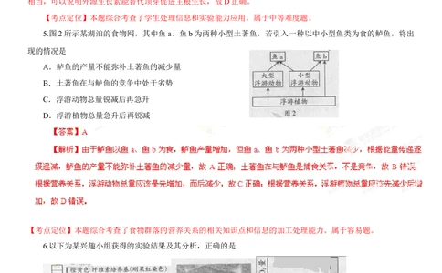 2013年高考生物试卷（广东）（解析卷）_生物历年高考真题_新&middot;Word版2008-2025&middot;高考生物真题_生物（按试卷类型分类）2008-2025_自主命题卷&middot;生物（2008-2025）