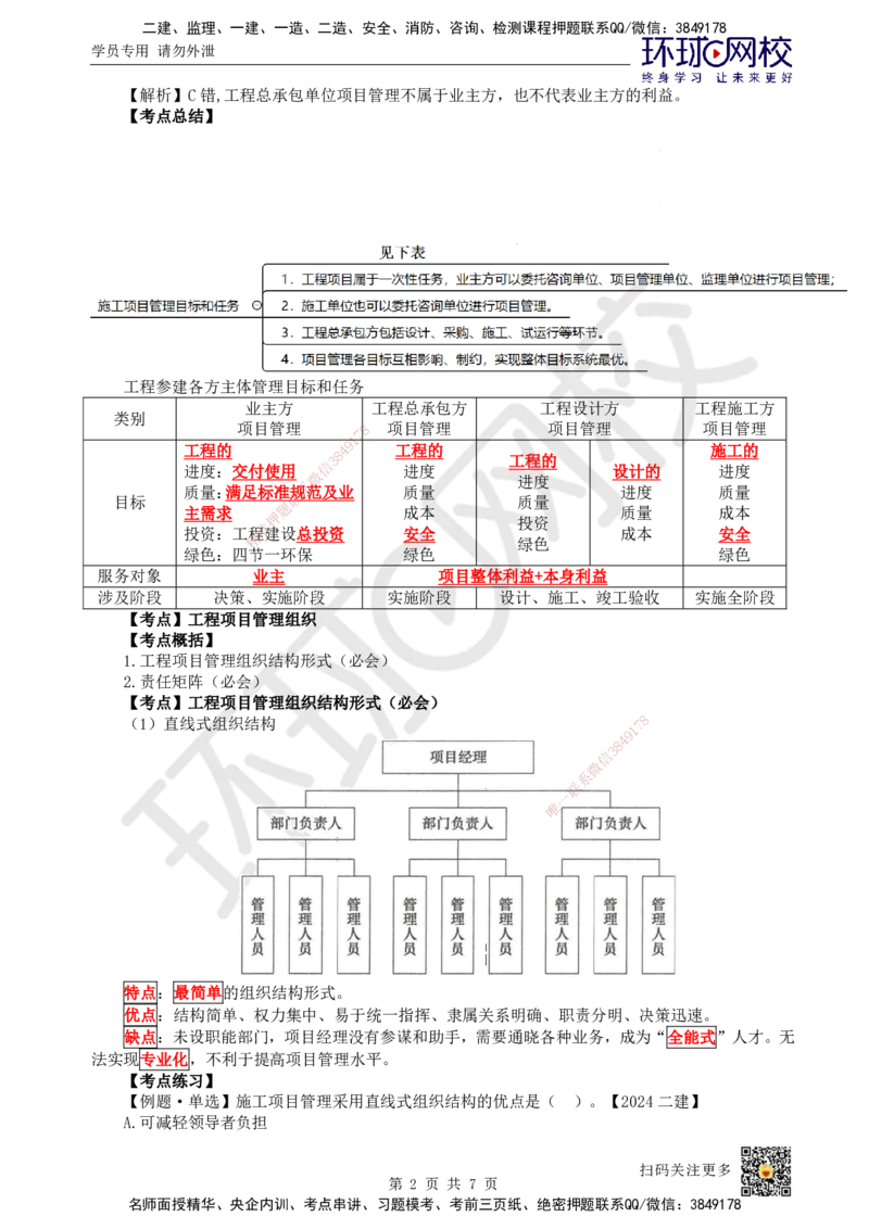 06.第6讲-12工程参建各方主体管理目标和任务及项目管理组织_2026年一级建造师_2026年一建管理_2025年一建管理SVIP_02-基础精讲✿高端面授✿深度强化_张君