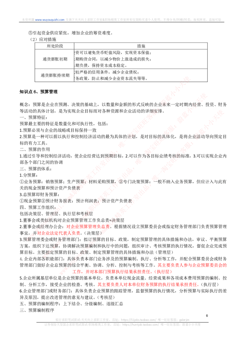 财务会计类-财务管理复习知识点讲义整理_2025春招题库汇总_券商-基金题库-1_05基金券商汇总_中信证券_中信证券笔试_财务会计专业知识复习知识点讲义整理
