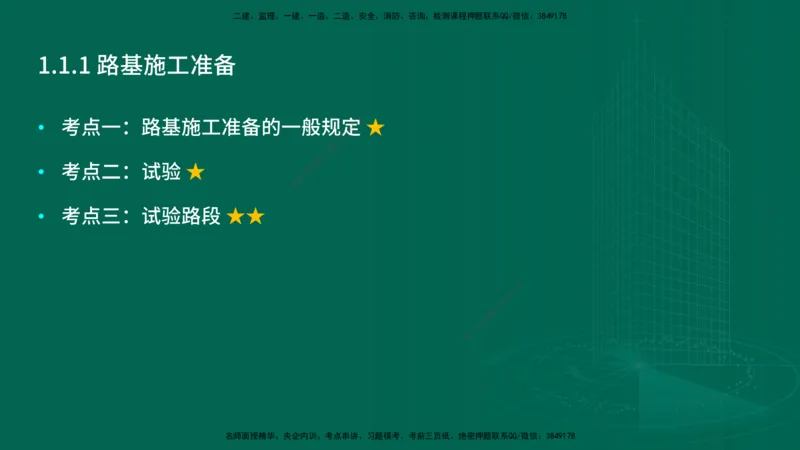 25年一建《公路实务》大V精讲第1章讲义在线版_2026年一级建造师_2026年一建公路_2025年一建公路SVIP_02-基础精讲✿高端面授✿深度强化_22-公路《强化精讲班》刘军刚YL