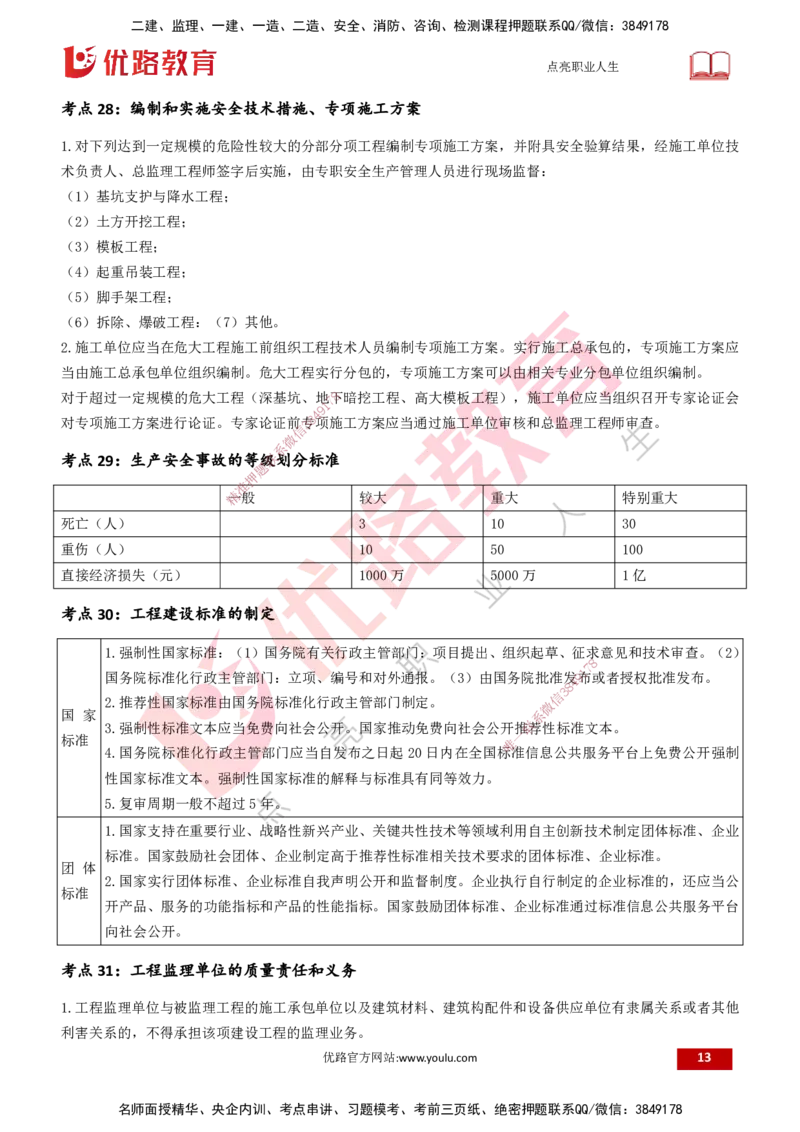 25一建《法律法规》预测金点打印版_2026年一建法规_2025年一建法规SVIP_04-冲刺串讲✿考点强化✿小灶集训_39-法规《黄金预测金点》孙老师YL