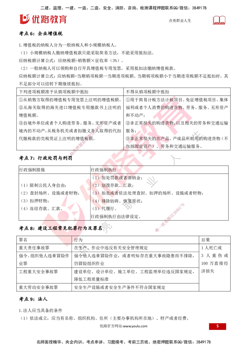 25一建《法律法规》预测金点打印版_2026年一建法规_2025年一建法规SVIP_04-冲刺串讲✿考点强化✿小灶集训_39-法规《黄金预测金点》孙老师YL