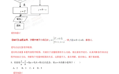2015年高考数学试卷（文）（福建）（解析卷）_历年高考真题合集_数学历年高考真题_新&middot;PDF版2008-2025&middot;高考数学真题_数学（按试卷类型分类）2008-2025_自主命题卷&middot;数学（2008-2025）
