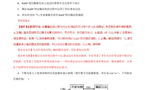 2015年高考生物试卷（福建）（解析卷）_生物历年高考真题_新&middot;PDF版2008-2025&middot;高考生物真题_生物（按年份分类）2008-2025_2015&middot;高考生物真题