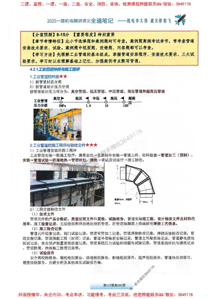 25年一建-机电-李大伟-全通笔记图文详解_2026年一级建造师_2026年一建机电_2025年一建机电SVIP_01-精华文档✿电子教材✿历年真题_22-机电《全通笔记+训练题》李大伟推荐