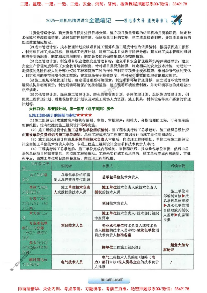 25年一建-机电-李大伟-全通笔记图文详解_2026年一级建造师_2026年一建机电_2025年一建机电SVIP_01-精华文档✿电子教材✿历年真题_22-机电《全通笔记+训练题》李大伟推荐