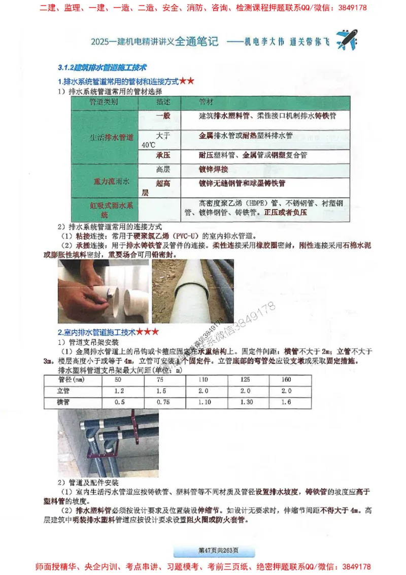 25年一建-机电-李大伟-全通笔记图文详解_2026年一级建造师_2026年一建机电_2025年一建机电SVIP_01-精华文档✿电子教材✿历年真题_22-机电《全通笔记+训练题》李大伟推荐