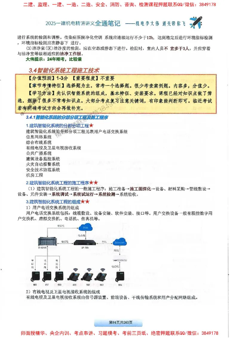 25年一建-机电-李大伟-全通笔记图文详解_2026年一级建造师_2026年一建机电_2025年一建机电SVIP_01-精华文档✿电子教材✿历年真题_22-机电《全通笔记+训练题》李大伟推荐