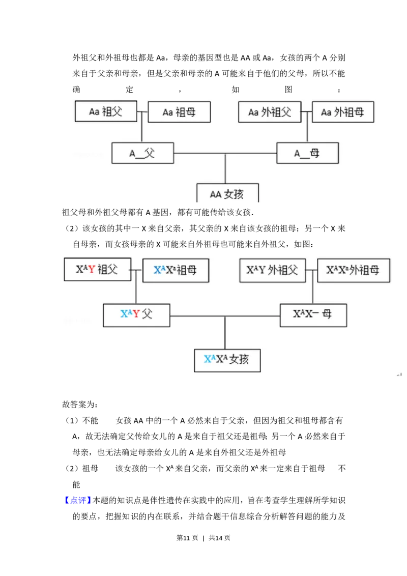 2015年高考生物试卷（新课标Ⅱ）（解析卷）_生物历年高考真题_新&middot;PDF版2008-2025&middot;高考生物真题_生物（按省份分类）2008-2025_2008-2024&middot;（贵州）生物高考真题