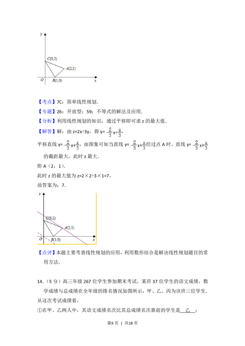 2015年高考数学试卷（文）（北京）（解析卷）_历年高考真题合集_数学历年高考真题_新&middot;PDF版2008-2025&middot;高考数学真题_数学（按年份分类）2008-2025_2015&middot;高考数学真题