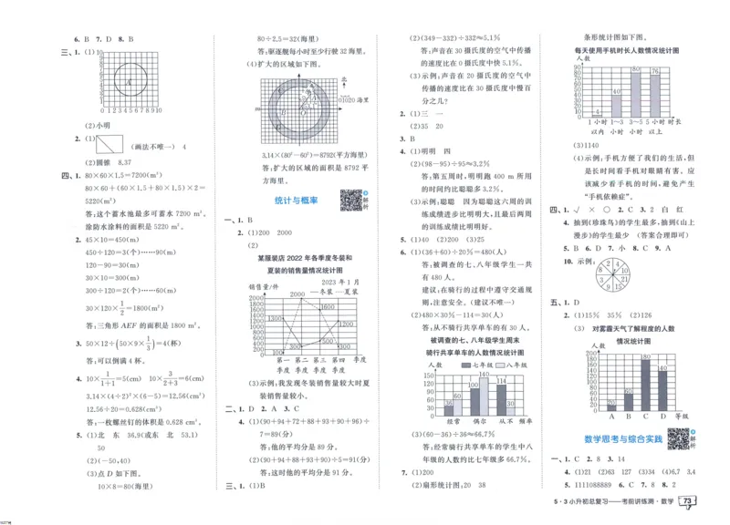 53小升初总复习《数学考前讲练测》（24春）_2024年人教版小学数学一二三四五六年级上册下册期中期末试a0747_小学全科《同步练习+精品试卷》打包下载（1-6年级单元月考期中期末试卷）