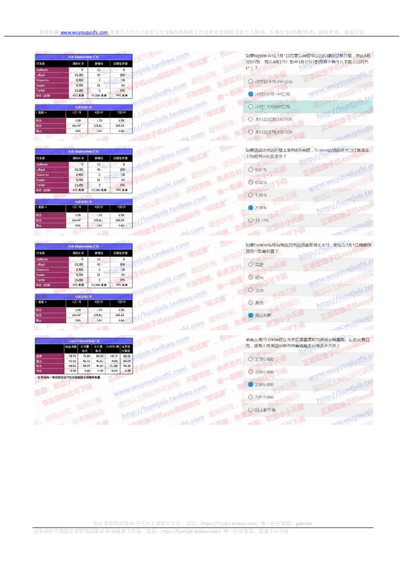 花旗银行2019招聘1028在线测试真题及答案_2025春招题库汇总_外资银行题库_23花旗_2019年历次OT真题及答案