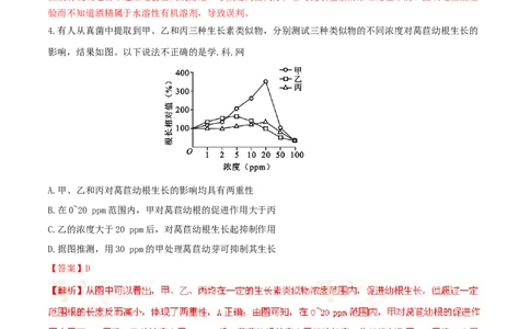 2016年高考生物试卷（四川）（解析卷）_生物历年高考真题_新&middot;Word版2008-2025&middot;高考生物真题_生物（按年份分类）2008-2025_2016&middot;高考生物真题