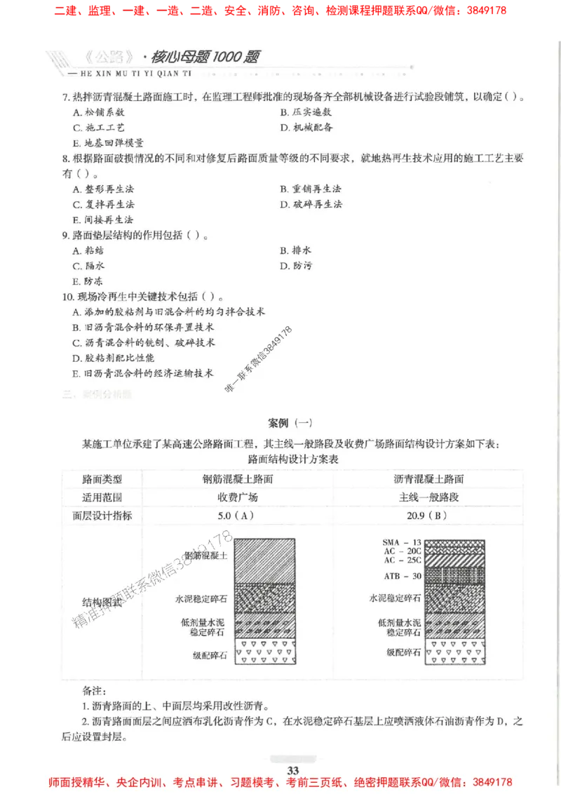 2025一建公路-核心母题1000题（新版）推荐_2026年一级建造师_2026年一建公路_2025年一建公路SVIP_01-精华文档✿电子教材✿历年真题_45-公路《核心母题1000题-新版》SMR推荐