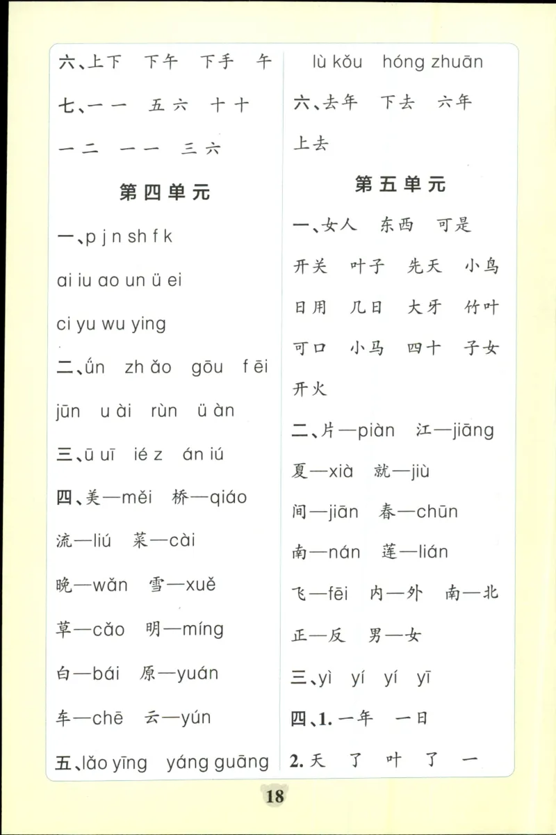 25秋《学霸冲A卷》1年级上册语文同步阅读_25秋《小学学霸冲A卷》语文1-6_25秋《小学学霸冲A卷》语文1上