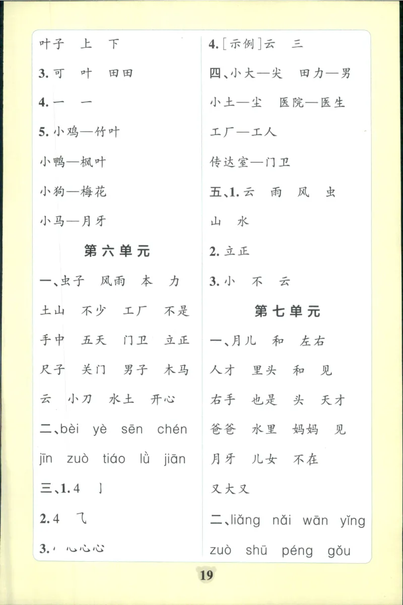 25秋《学霸冲A卷》1年级上册语文同步阅读_25秋《小学学霸冲A卷》语文1-6_25秋《小学学霸冲A卷》语文1上