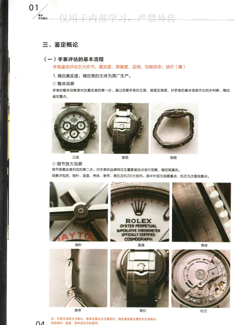 名表通鉴_X017-奢侈品鉴定教程最新合集_5、寄卖行鉴定全套手册合集6套_手表鉴定资料