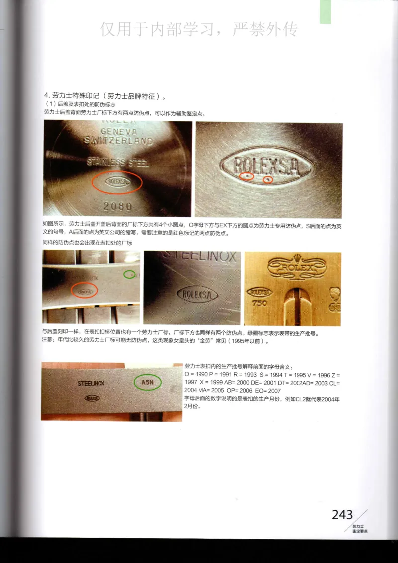 名表通鉴_X017-奢侈品鉴定教程最新合集_5、寄卖行鉴定全套手册合集6套_手表鉴定资料