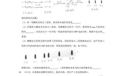 2016年高考生物试卷（天津）（空白卷）_生物历年高考真题_新&middot;Word版2008-2025&middot;高考生物真题_生物（按年份分类）2008-2025_2016&middot;高考生物真题