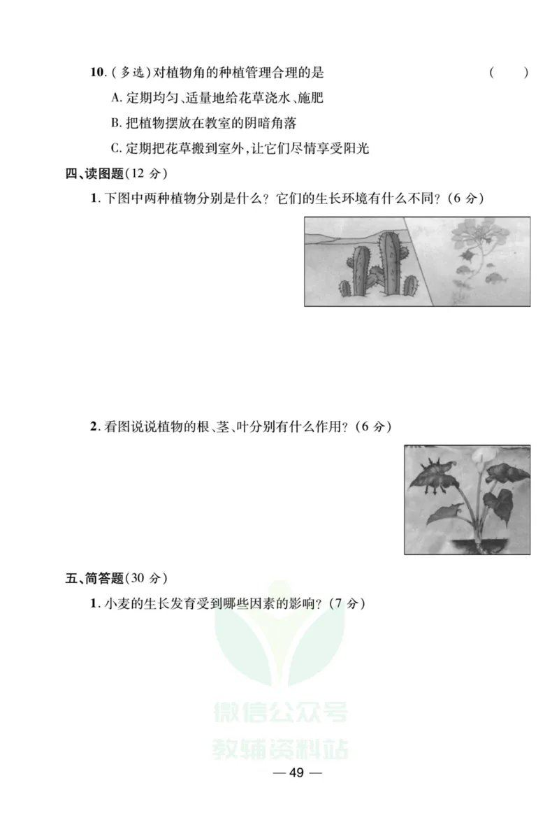 《夺冠新课堂》六年级上册科学大象版_2024年人教版小学数学一二三四五六年级上册下册期中期末试a0747_小学全科《同步练习+精品试卷》打包下载（1-6年级单元月考期中期末试卷）