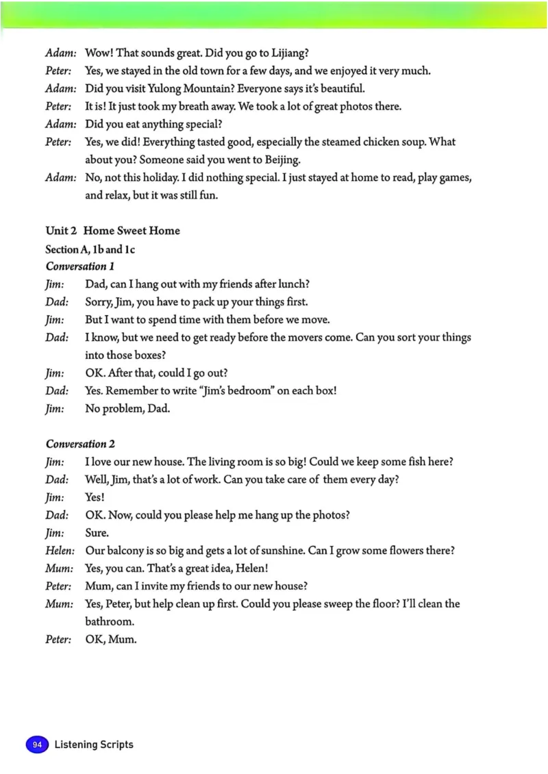 25秋8上英语新版_初中英语新版_最新人教版英语八年级上册_新版_初中英语8上新更新第三套可选择_07课堂笔记_原文PDF