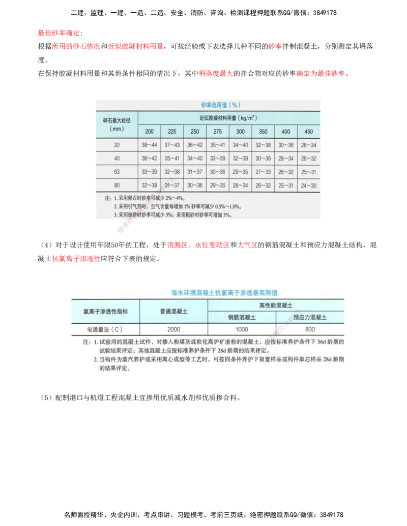 23.23-第1篇-第1章-1.6.2-港口与航道工程混凝土配制要求（二）_2026年一级建造师_2026年一建港航_2025年一建港航SVIP_02-基础精讲✿高端面授✿深度强化_01.第一章_讲义