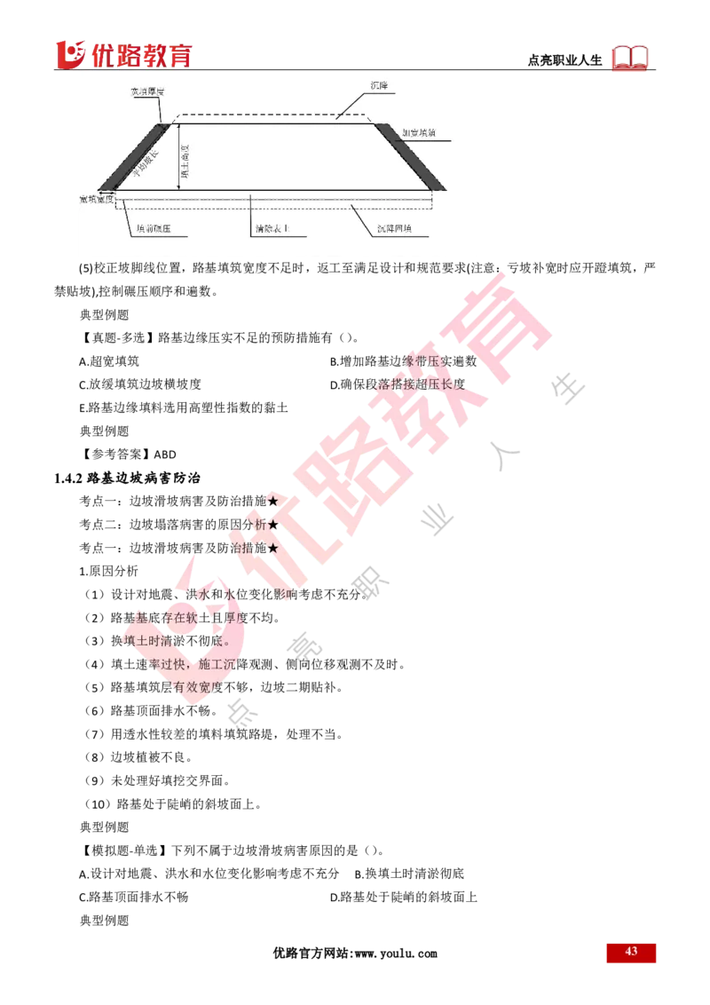 25年一建《公路实务》大V精讲第1章讲义打印版_2026年一级建造师_2026年一建公路_2025年一建公路SVIP_02-基础精讲✿高端面授✿深度强化_22-公路《强化精讲班》刘军刚YL