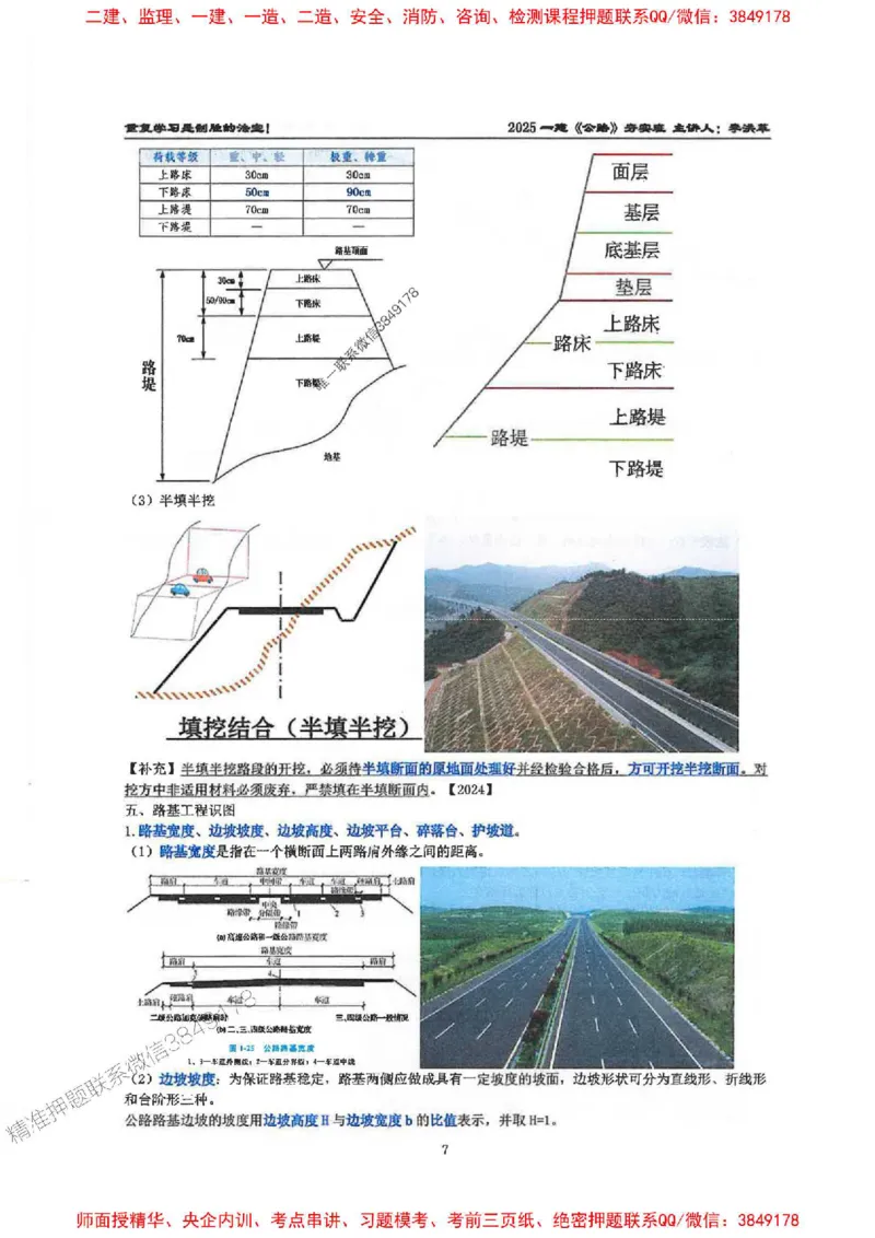 25年一建-公路-李洪革-夯实细讲讲义（图文一本通）上册_2026年一级建造师_2026年一建公路_2025年一建公路SVIP_01-精华文档✿电子教材✿历年真题