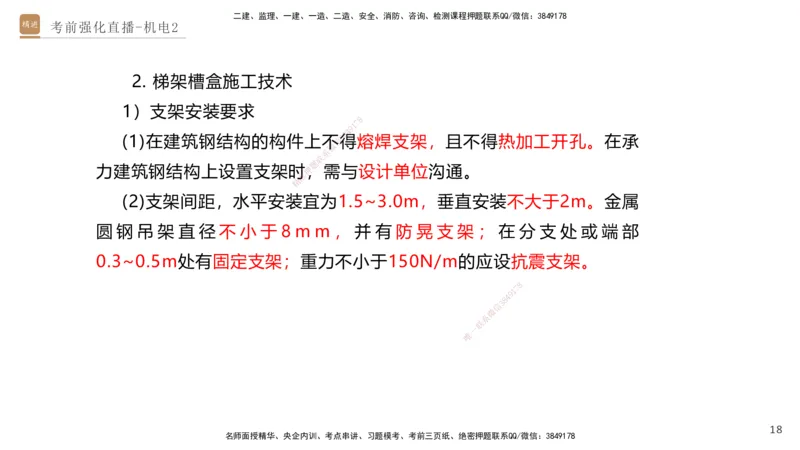 02.2025石莉-考前强化直播-机电实务2_2026年一级建造师_2026年一建机电_2025年一建机电SVIP_04-冲刺串讲✿考点强化✿小灶集训_53-机电《考前强化直播》石莉HX_讲义