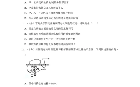 2015年高考生物试卷（江苏）（空白卷）_生物历年高考真题_新&middot;Word版2008-2025&middot;高考生物真题_生物（按年份分类）2008-2025_2015&middot;高考生物真题