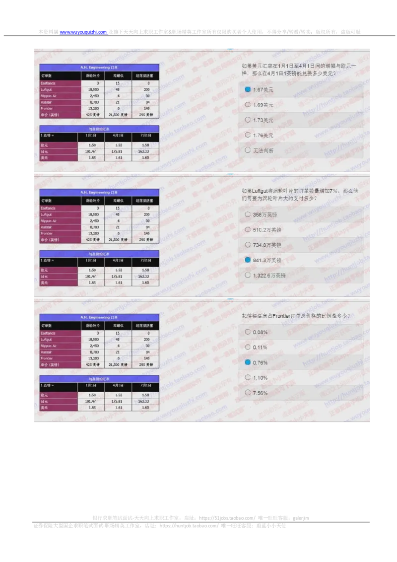 花旗银行2018招聘2017.10.12在线测试真题及答案_2025春招题库汇总_外资银行题库_23花旗_2018年历次OT真题及答案