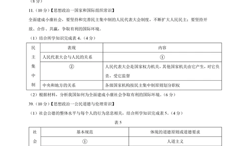 2013年高考政治试卷（山东）（空白卷）_政治历年高考真题_新&middot;PDF版2008-2025&middot;高考政治真题_政治（按年份分类）2008-2025_2013&middot;政治高考真题