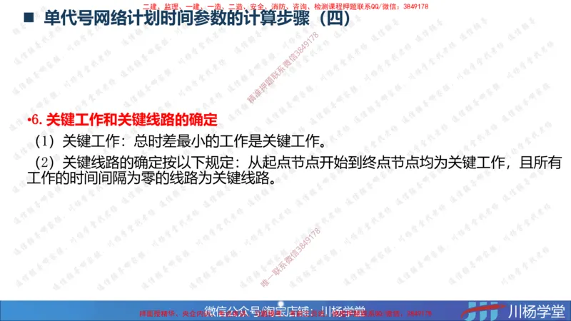 05-网络图专题学习讲义（含课后作业及答案）-3.31号直播_2026年一级建造师_2026年一建通信_2025年一建通信SVIP_02-基础精讲✿高端面授✿深度强化_06-网络图和净值法专题学习