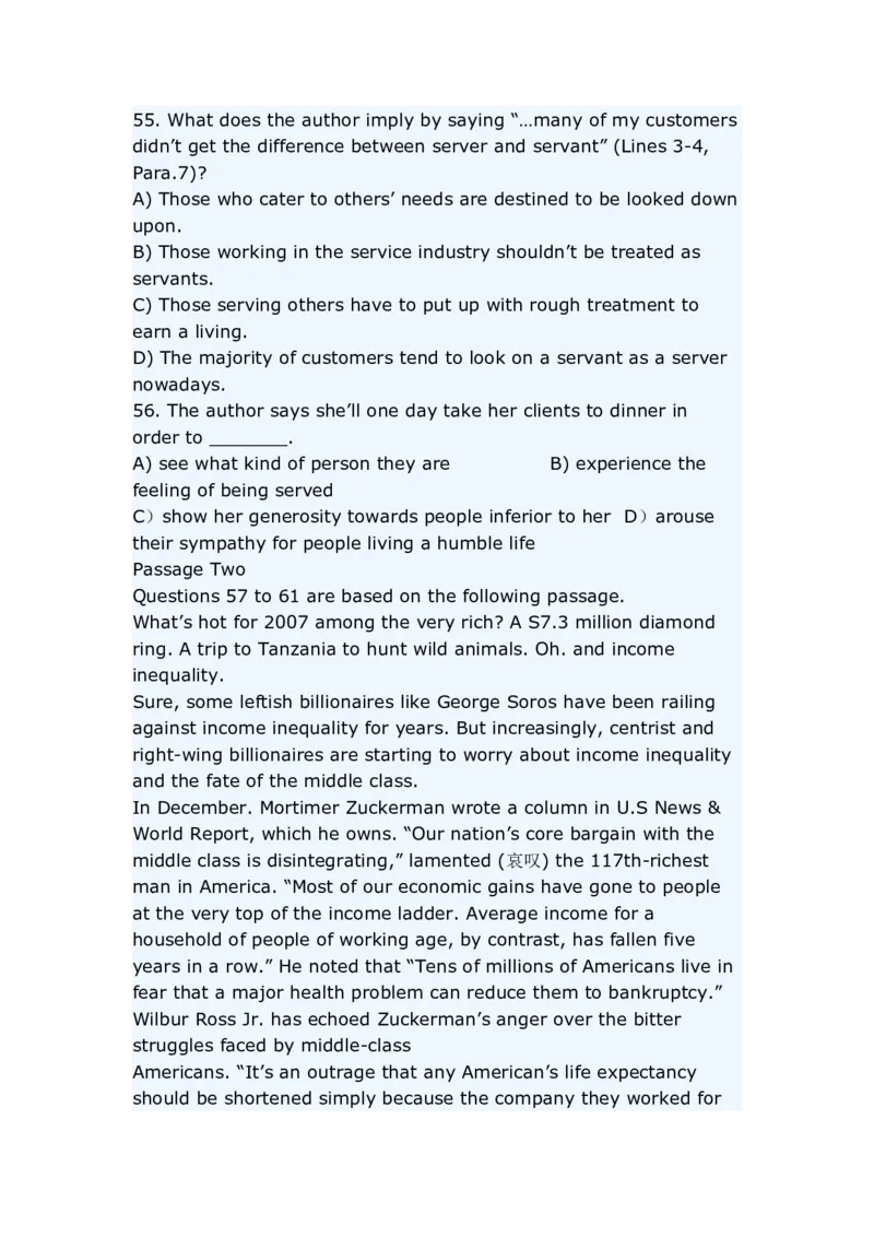 英语专项练习（十）_2025春招题库汇总_国企题库_中国烟草_3Yancao笔试专业完整知识点（仅需看本专业）_3.7英语_1.英语部分专项训练