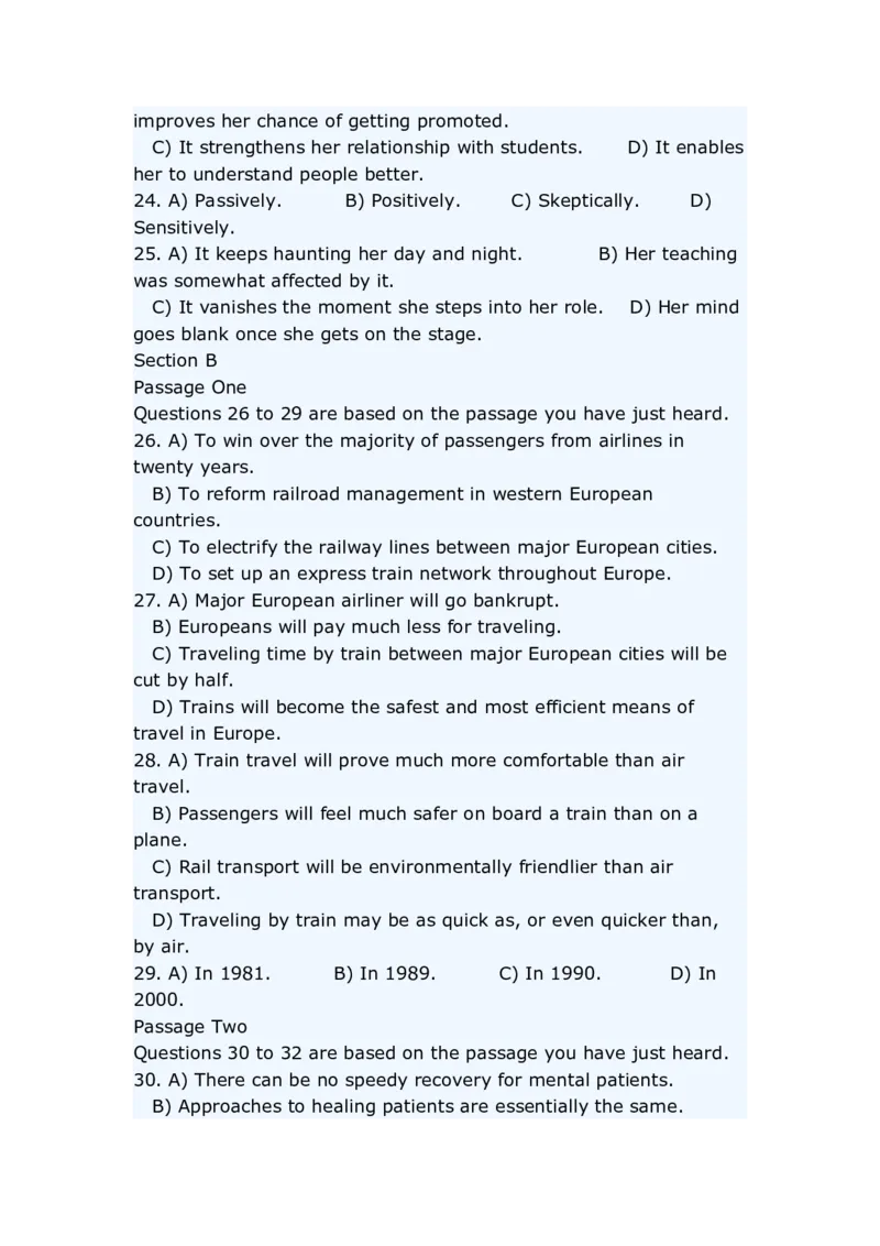 英语专项练习（十）_2025春招题库汇总_国企题库_中国烟草_3Yancao笔试专业完整知识点（仅需看本专业）_3.7英语_1.英语部分专项训练