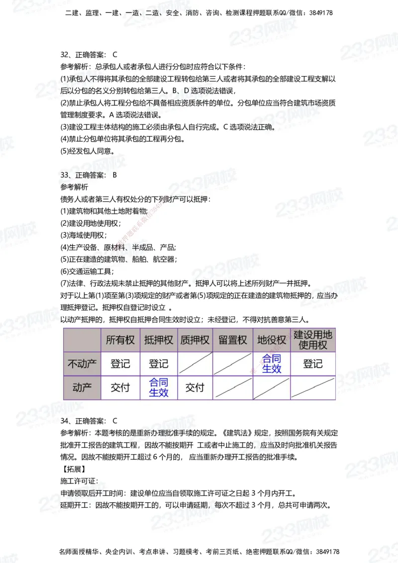 233-法规-四星考题100道（含答案）_2026年一建法规_2025年一建法规SVIP_01-精华文档✿电子教材✿历年真题_72-法规《高频易错题+四星考题》233