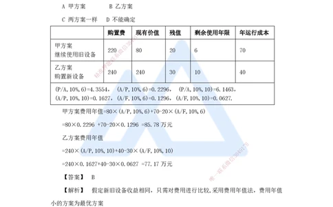 07.2025王晓波-万能母题特训-（6）第4章设备更新分析2_2026年一级建造师_2026年一建经济_2025年一建经济SVIP_03-习题精析✿实战特训✿模考通关_43-经济《万能母题特训》王晓波HX