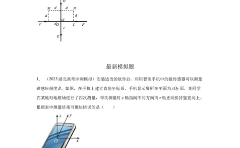 模型48磁场叠加模型（原卷版）_2025高中物理模型方法技巧高三复习专题练习讲义_高考物理模型最新模拟题专项训练