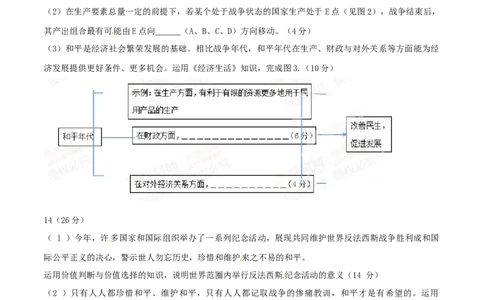 2015年高考政治试卷（重庆）（空白卷）_政治历年高考真题_新&middot;Word版2008-2025&middot;高考政治真题_政治（按年份分类）2008-2025_2015&middot;政治高考真题