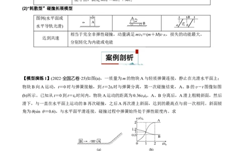 专题07碰撞模型及其拓展（解析版）_2025高中物理模型方法技巧高三复习专题练习讲义_高考物理热点模型