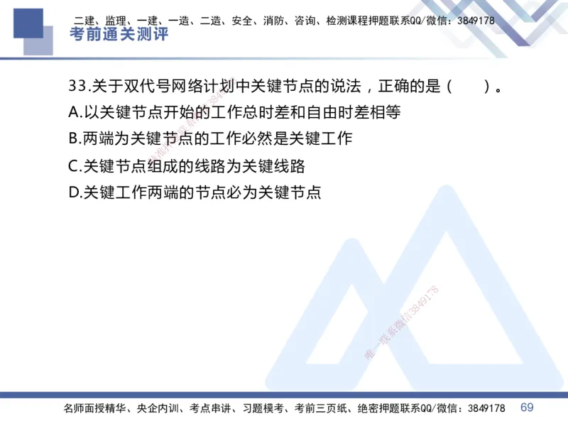 25一建-考前通关测评-管理1_2026年一级建造师_2026年一建管理_2025年一建管理SVIP_05-考前密训✿央企特训✿机构普押_21-管理《考前通关测评卷2套》HX